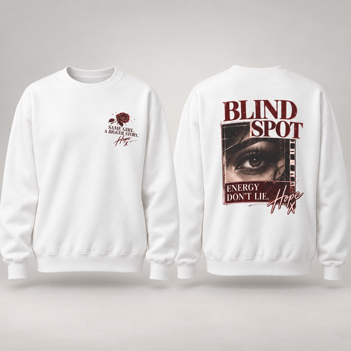 Blind Spot Energy Don’t Lie Crewneck — Hope Monroe hoodies and sweatshirts