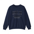 Crewneck Sweatshirt – "Watch Me Now" Layered Text Graphic