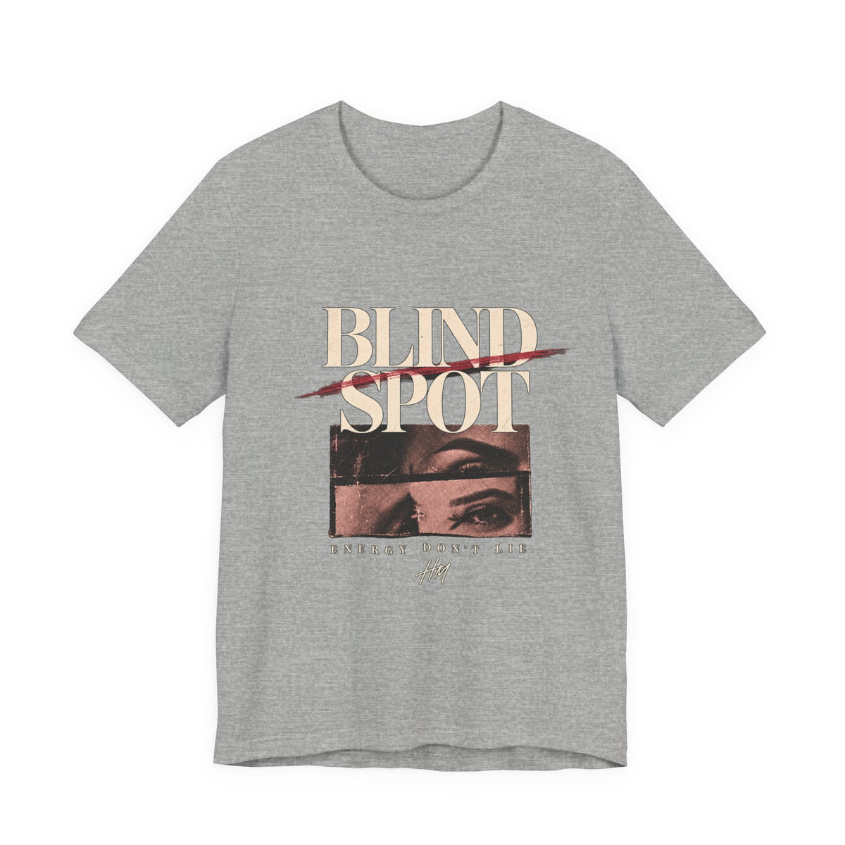 Blind Spot Graphic Tee – Vintage Eye Photo Streetwear T‑Shirt