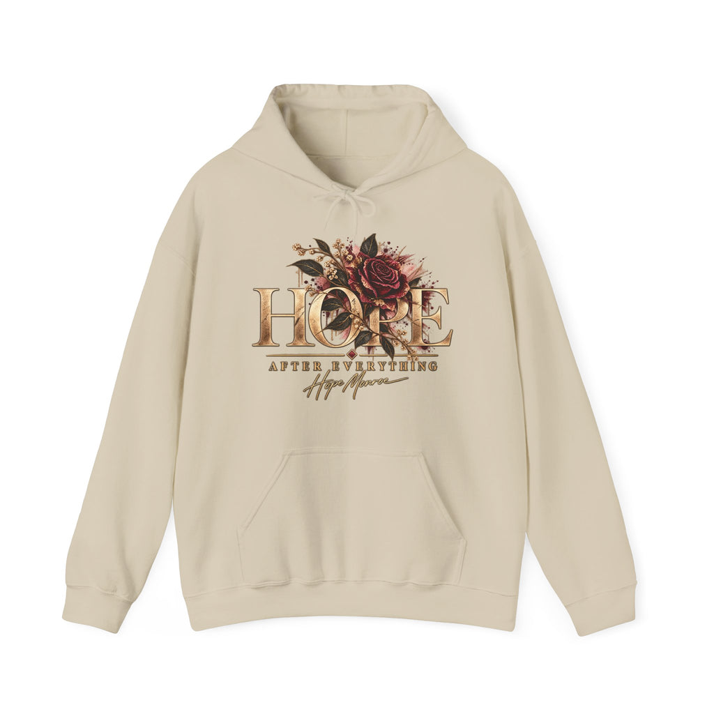 Not Broken. Just Real. — Floral Hoodie