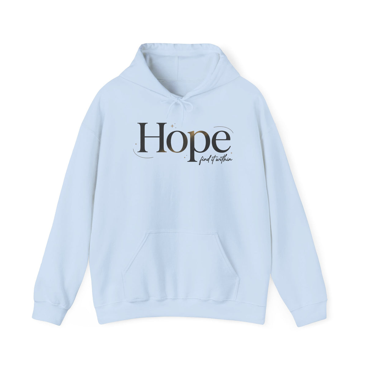 Hope Script Hoodie — Inspirational Faith & Positivity Sweatshirt