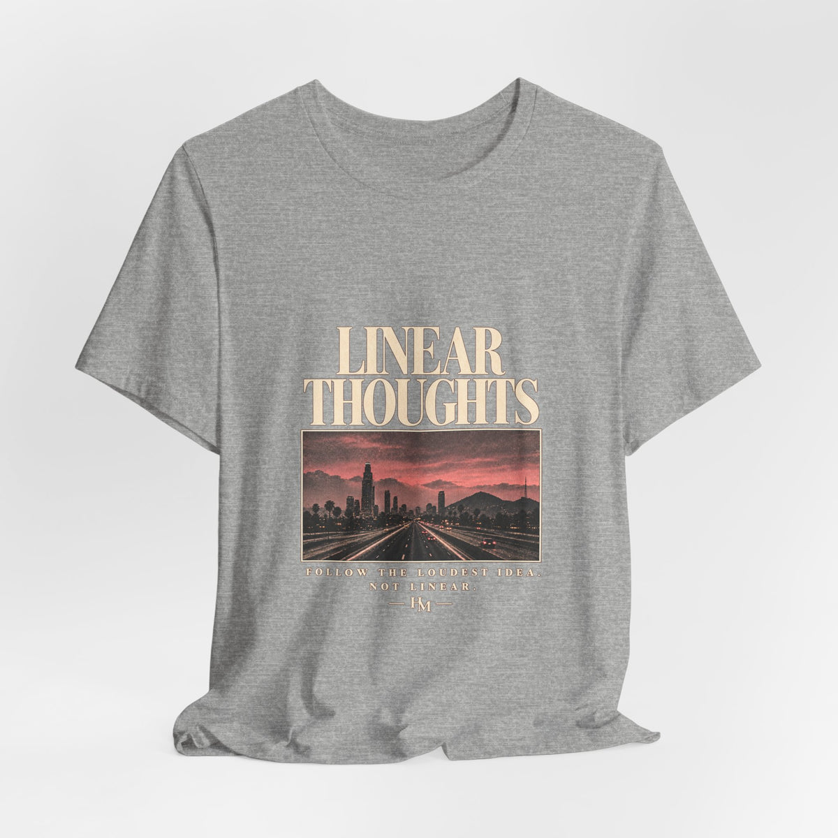 Linear Thoughts — Follow The Loudest Idea Graphic Tee
