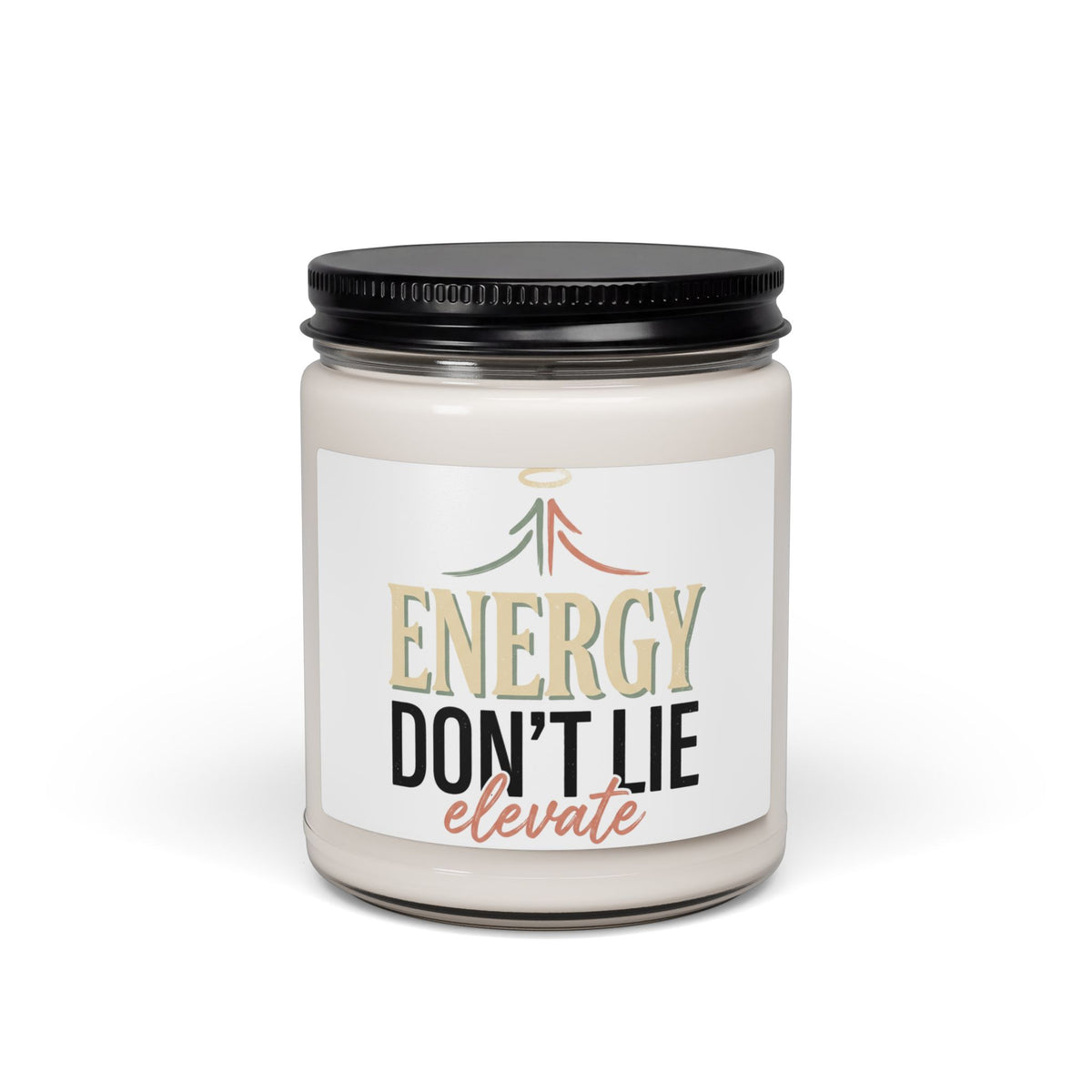 Energy Don't Lie Scented Soy Candle — Elevate Aromatherapy 9oz