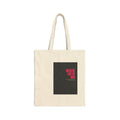 Cotton Canvas Tote Bag — 'Watch Me Love Me Now' Minimalist Statement Tote