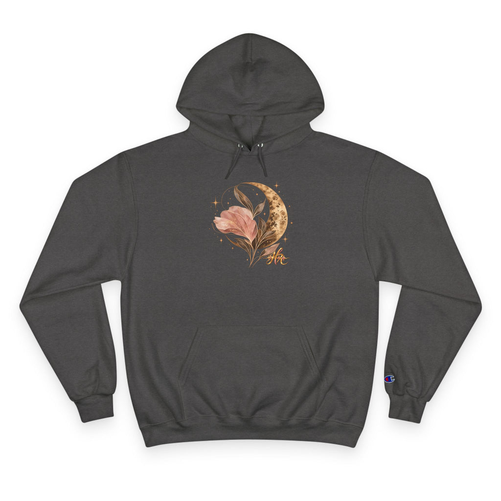 Floral Crescent Moon Hoodie — Hope Monroe Graphic Sweatshirt