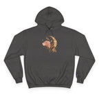 Floral Crescent Moon Hoodie — Hope Monroe Graphic Sweatshirt