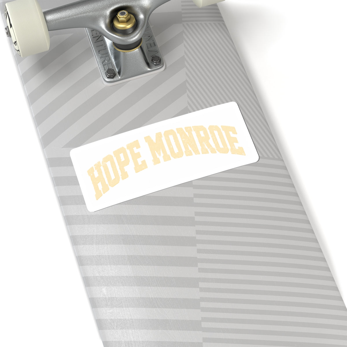 Hope Monroe Arch Sticker — Pale Yellow Kiss-Cut Vinyl Sticker for Laptops, Journals & Gear