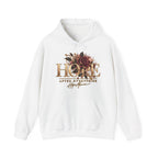 Not Broken. Just Real. — Floral Hoodie
