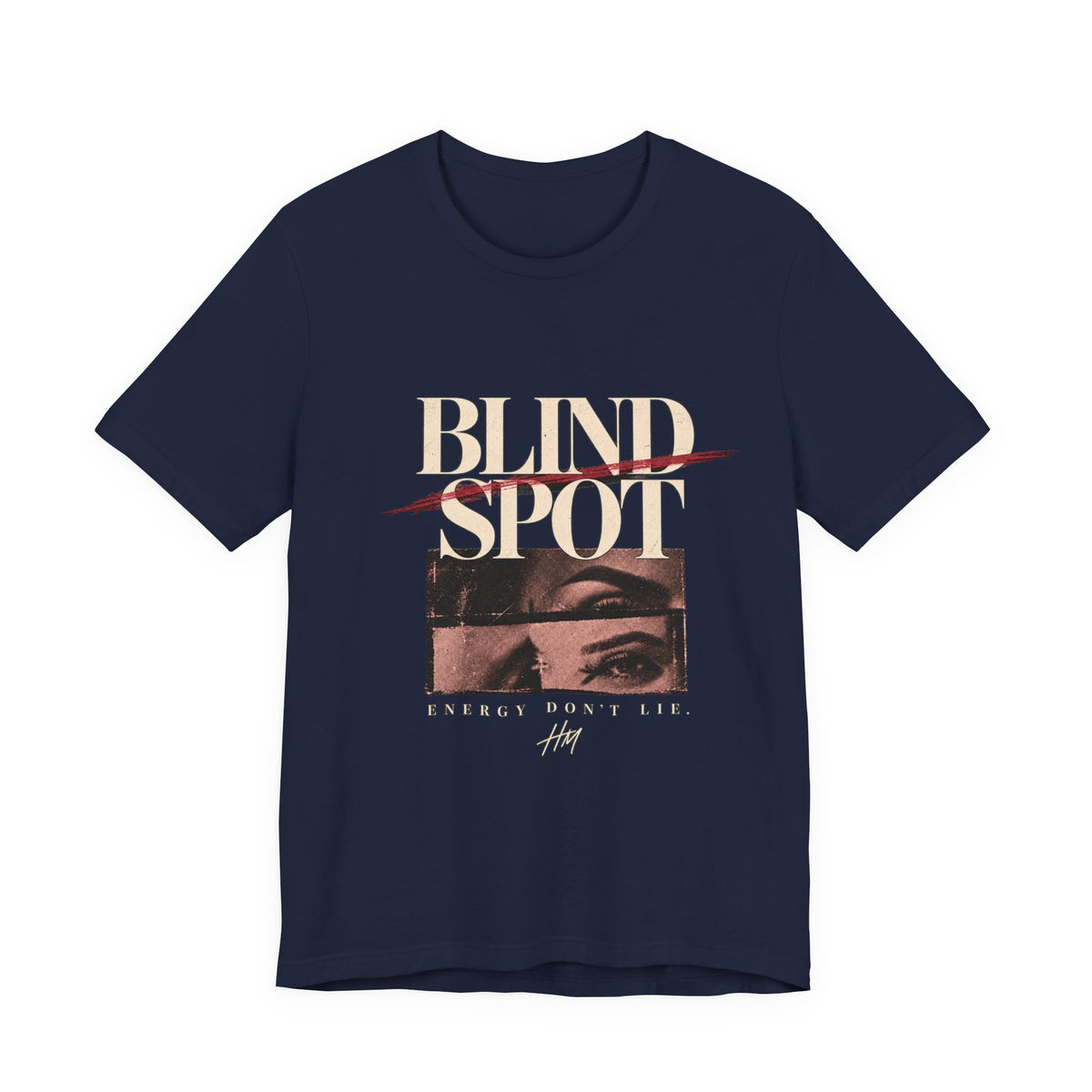Blind Spot Graphic Tee – Vintage Eye Photo Streetwear T‑Shirt