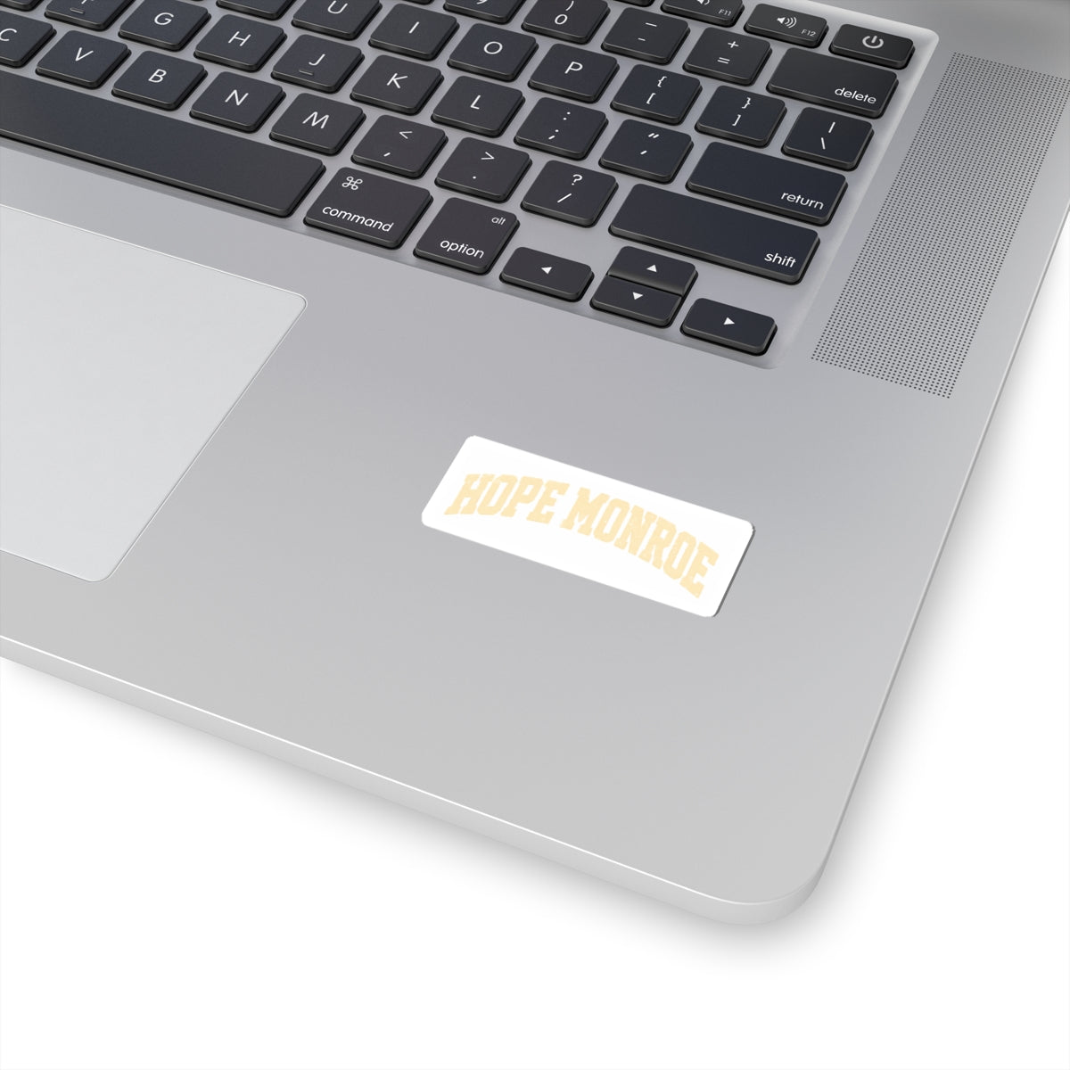 Hope Monroe Arch Sticker — Pale Yellow Kiss-Cut Vinyl Sticker for Laptops, Journals & Gear