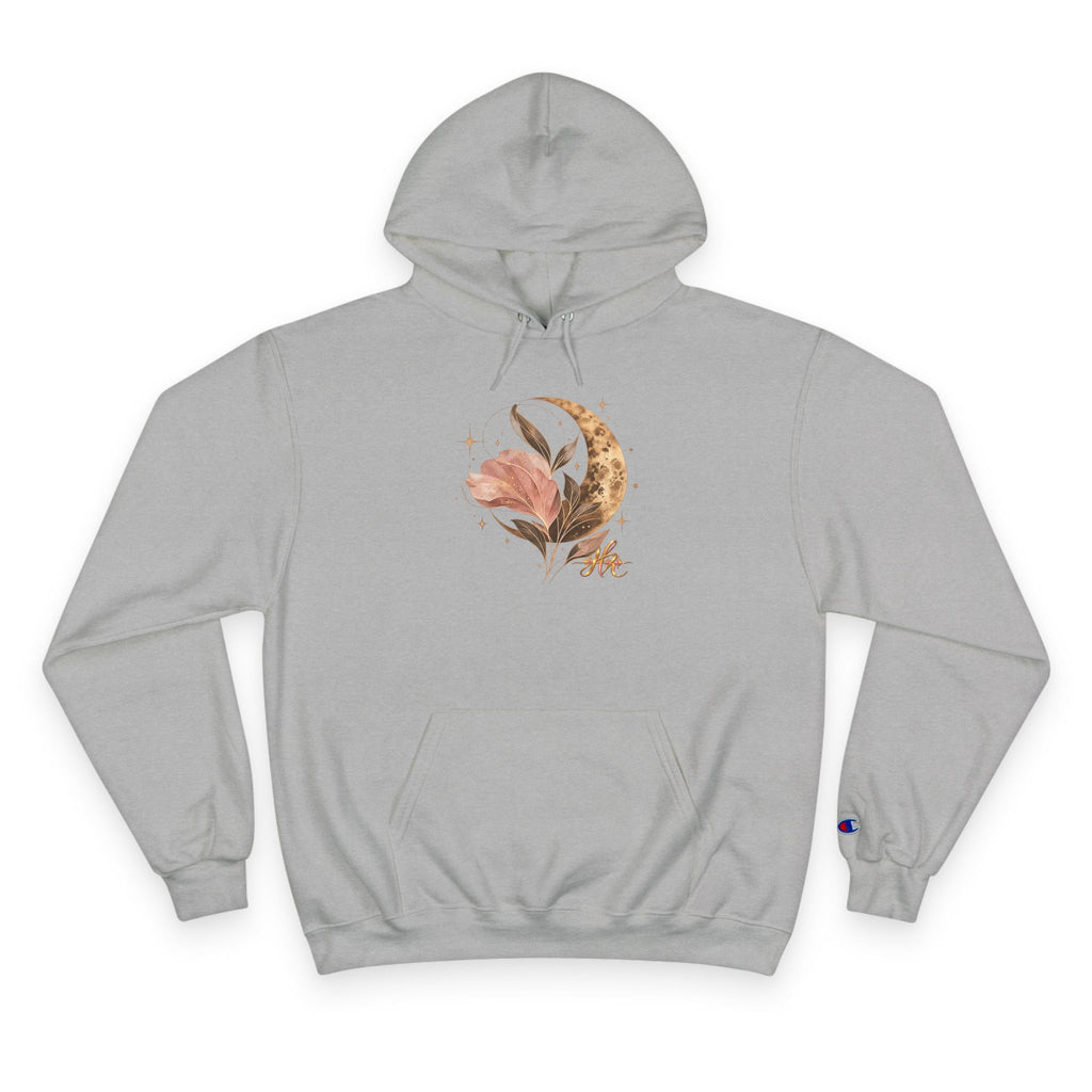 Floral Crescent Moon Hoodie — Hope Monroe Graphic Sweatshirt