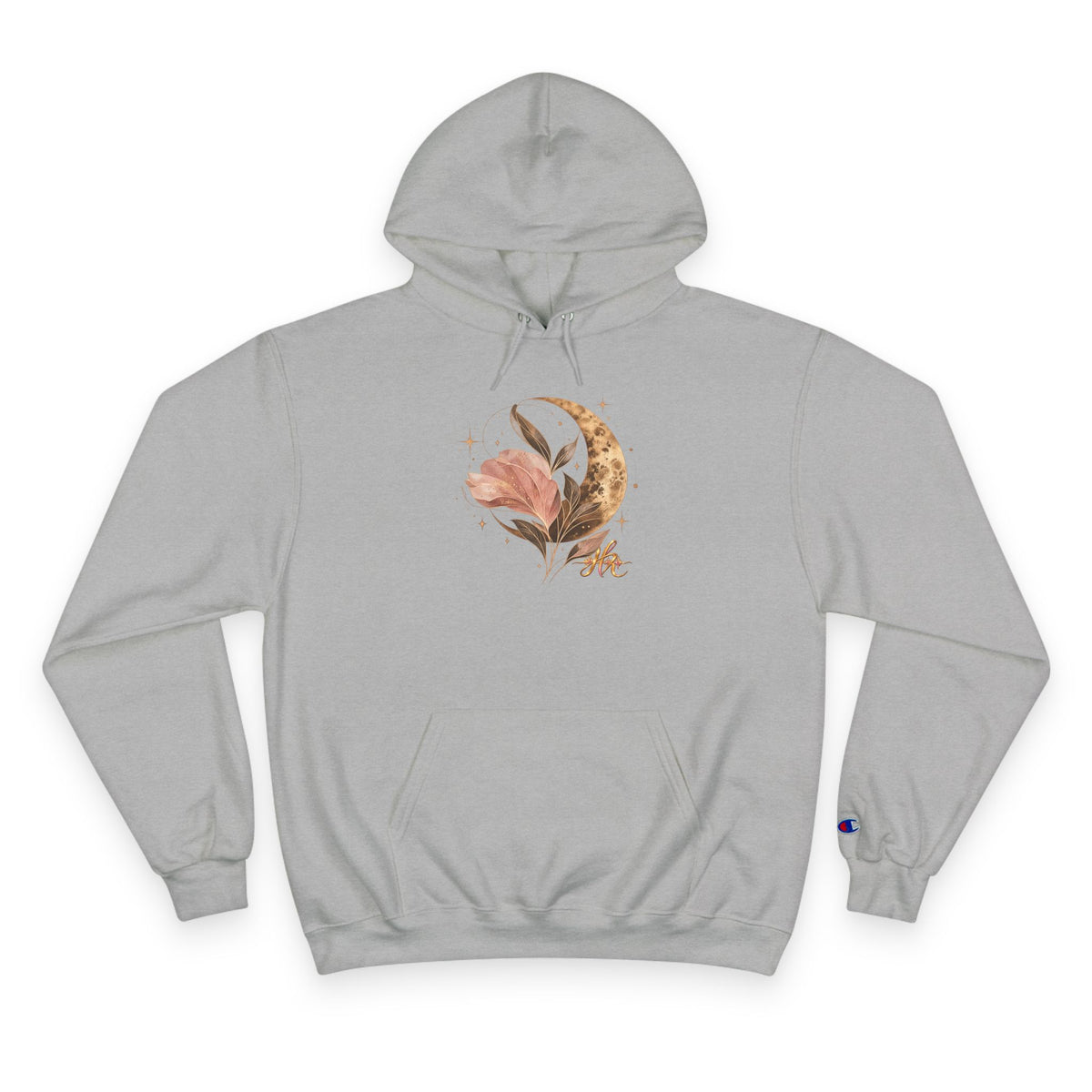 Floral Crescent Moon Hoodie — Hope Monroe Graphic Sweatshirt