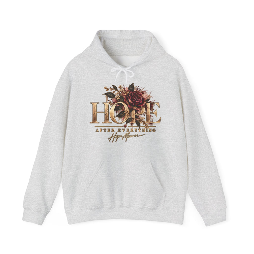 Not Broken. Just Real. — Floral Hoodie