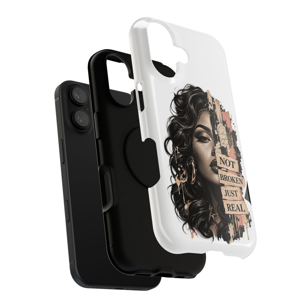 Not Broken Just Real Phone Case — Hope Monroe Graphic Case