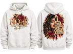 Not Broken. Just Real. — Portrait Hoodie