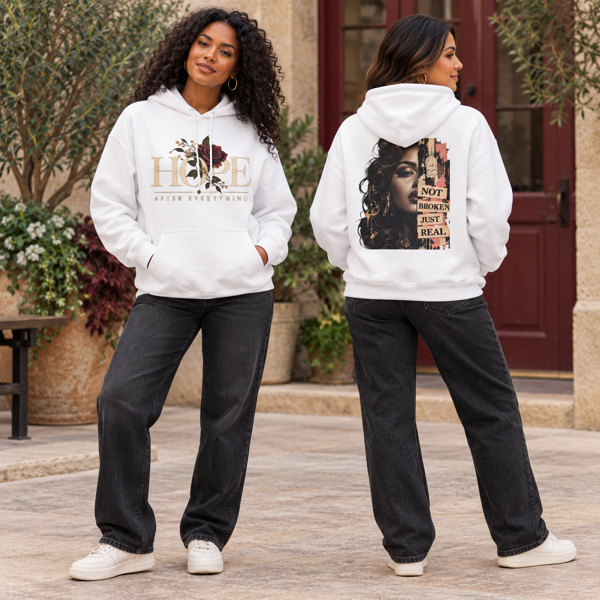 Hope After Everything — Not Broken. Just Real. Hoodie