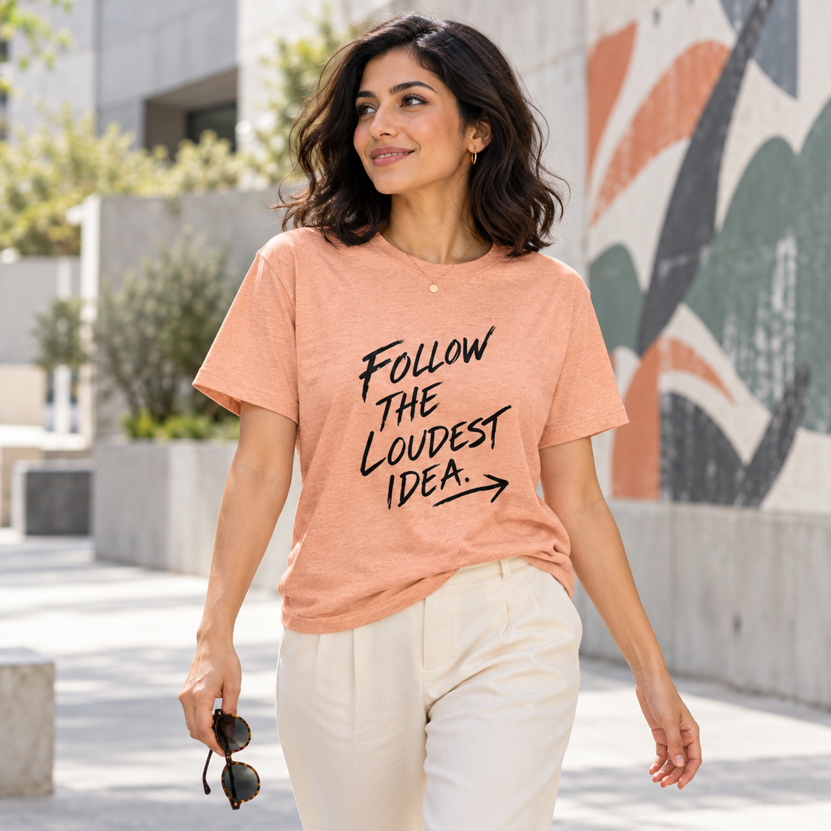 Linear Thoughts — Follow the Loudest Idea Tee