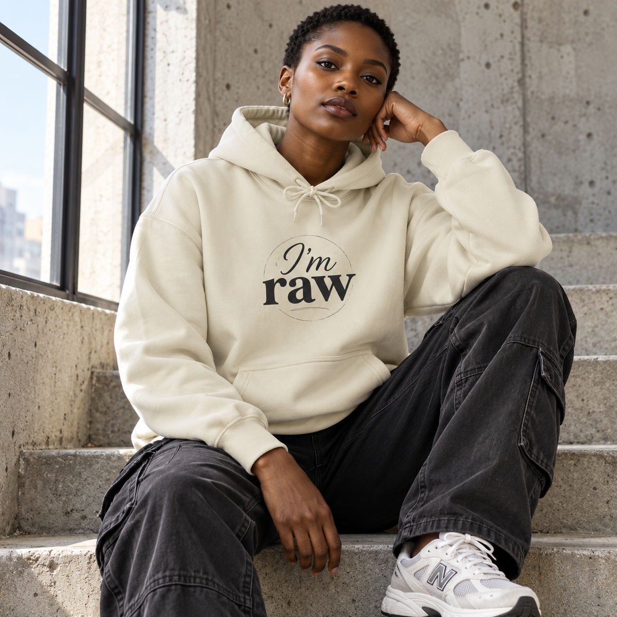 I’m Raw — Statement Hoodie