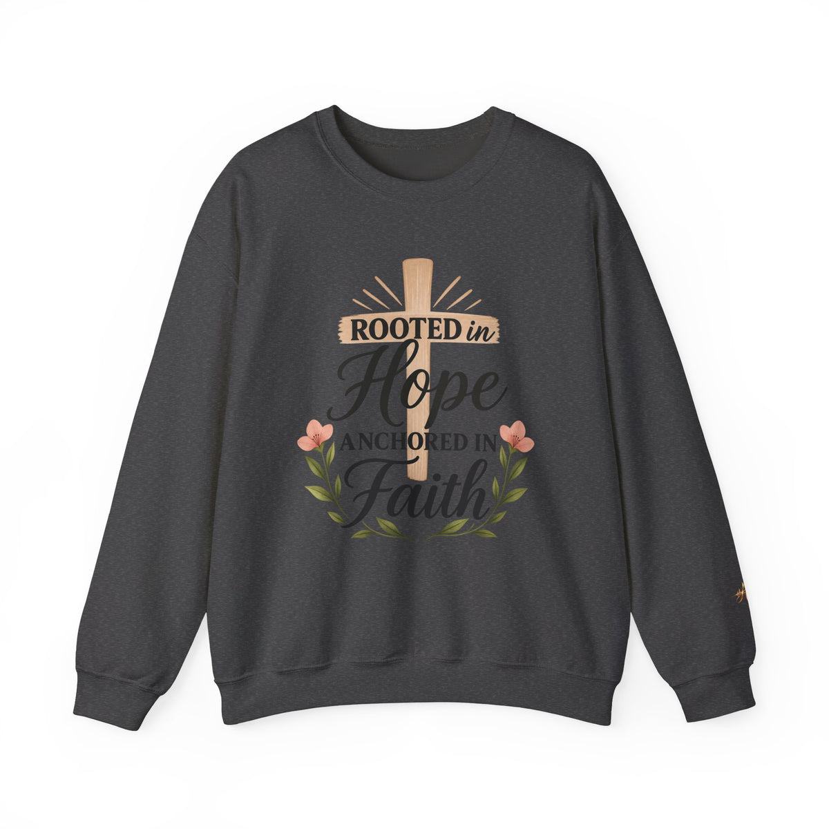 Rooted in Hope — Anchored in Faith Crewneck