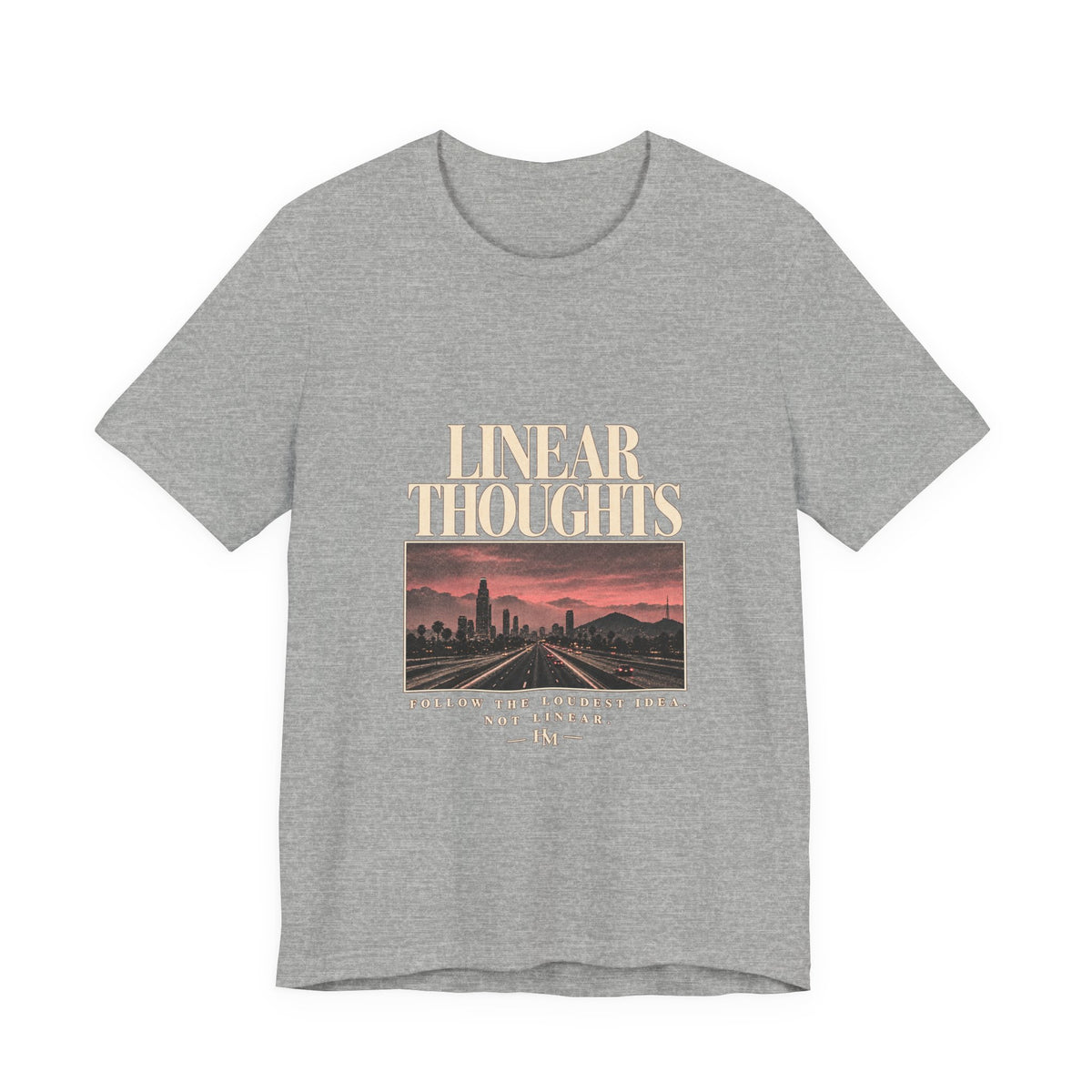 Linear Thoughts — Follow The Loudest Idea Graphic Tee