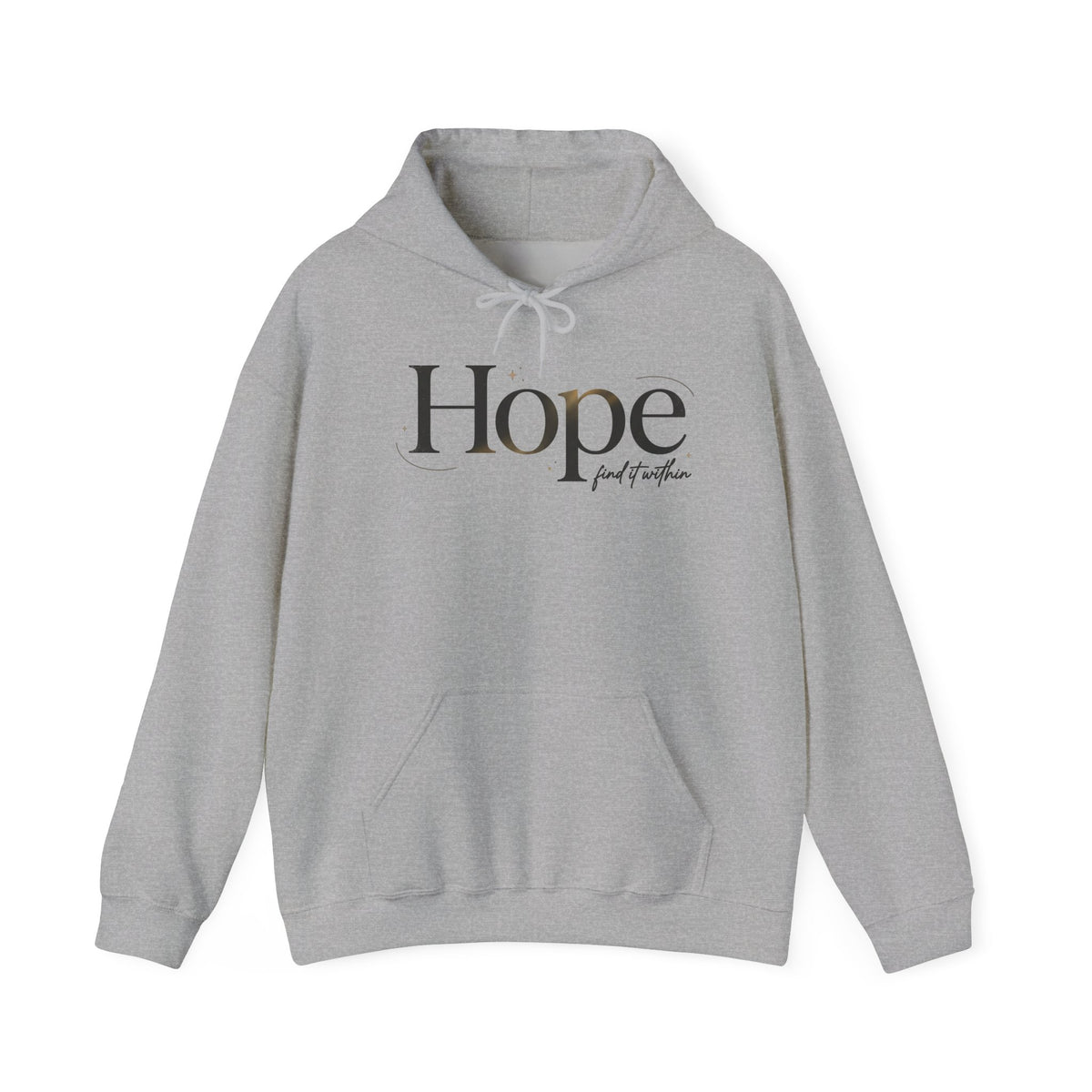 Hope Script Hoodie — Inspirational Faith & Positivity Sweatshirt
