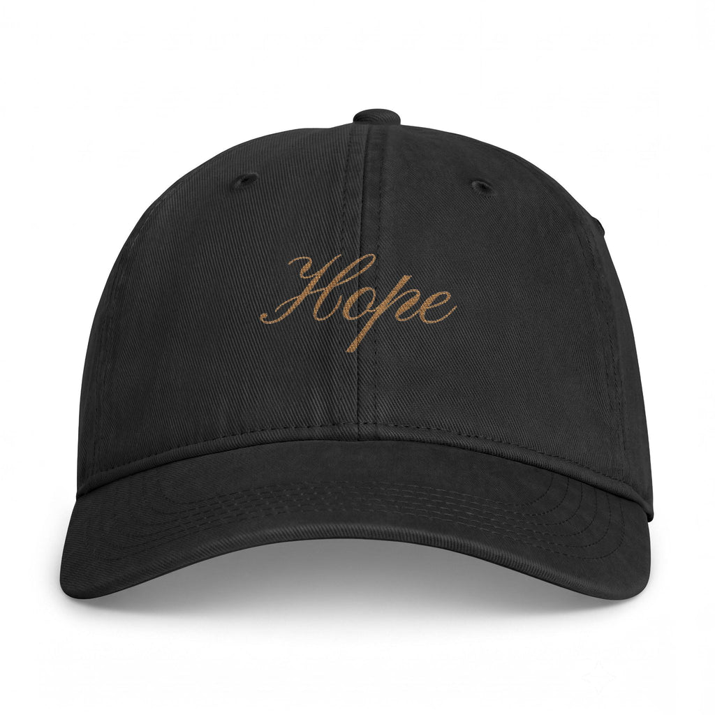 Hope Embroidered Cap — Coastal Washed Baseball Hat