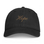 Hope Embroidered Cap — Coastal Washed Baseball Hat
