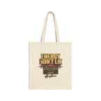 Energy Don’t Lie — Boombox Tote