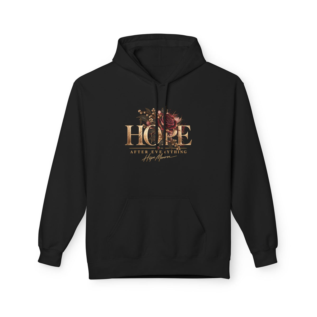 Not Broken. Just Real. — Portrait Hoodie