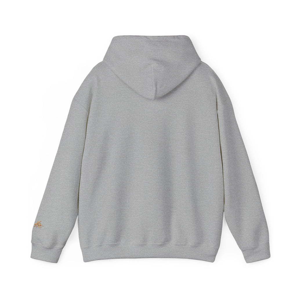 Minimalist White Hoodie — "Off-Pattern. Off-Script. Off-Brand. On Purpose." Motivational Graphic Hooded Sweatshirt