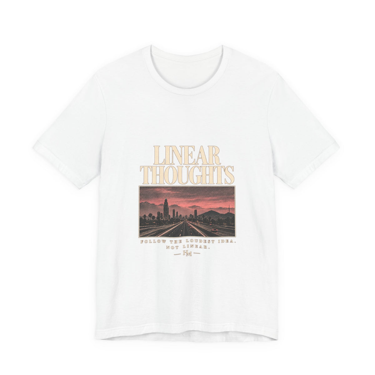 Linear Thoughts — Follow The Loudest Idea Graphic Tee