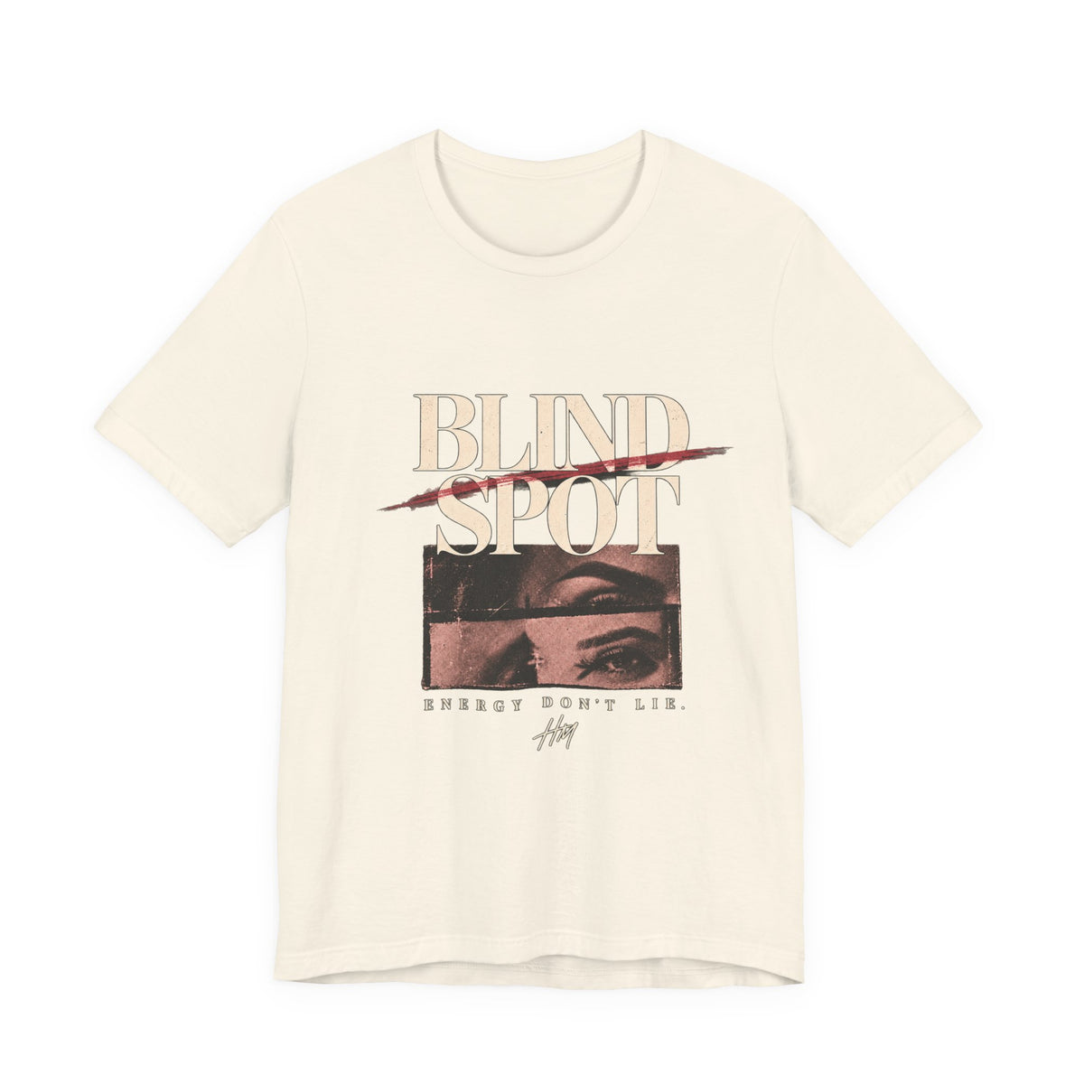 Blind Spot Graphic Tee – Vintage Eye Photo Streetwear T‑Shirt