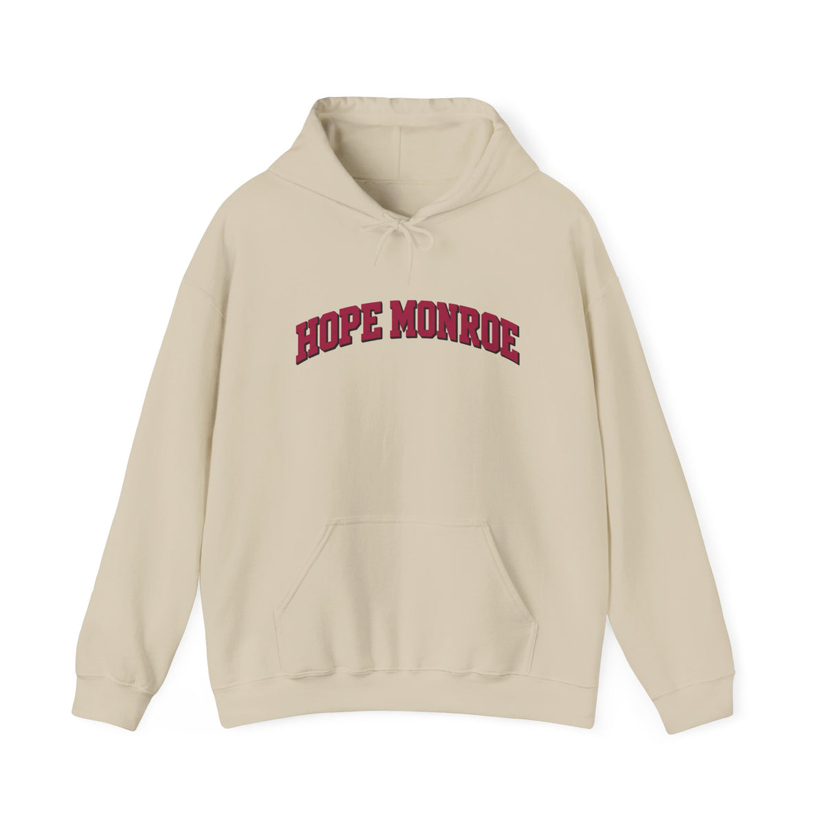 Hope Monroe Hoodie - Vintage Collegiate Arch Logo Pullover