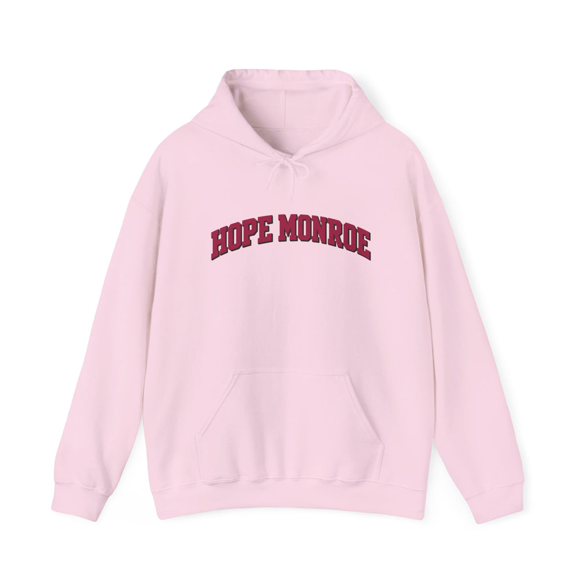 Hope Monroe Hoodie - Vintage Collegiate Arch Logo Pullover