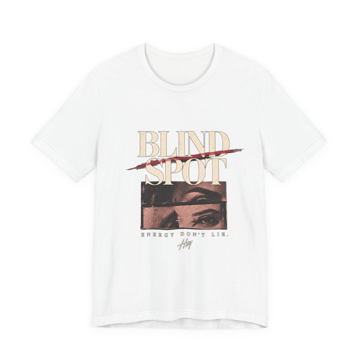 Blind Spot Graphic Tee – Vintage Eye Photo Streetwear T‑Shirt