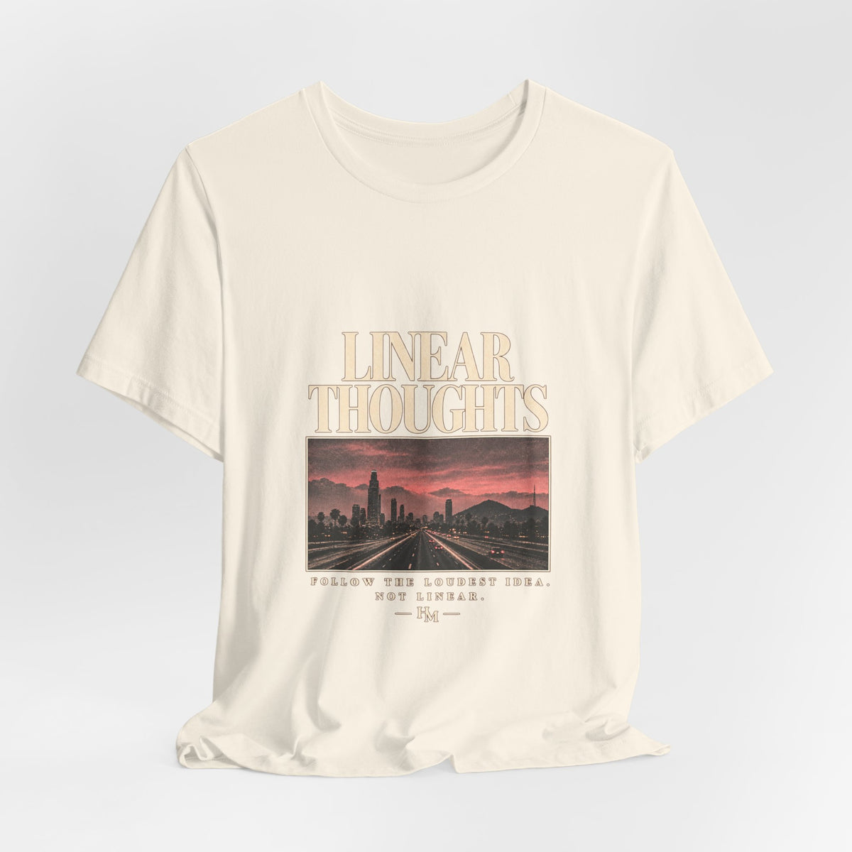 Linear Thoughts — Follow The Loudest Idea Graphic Tee