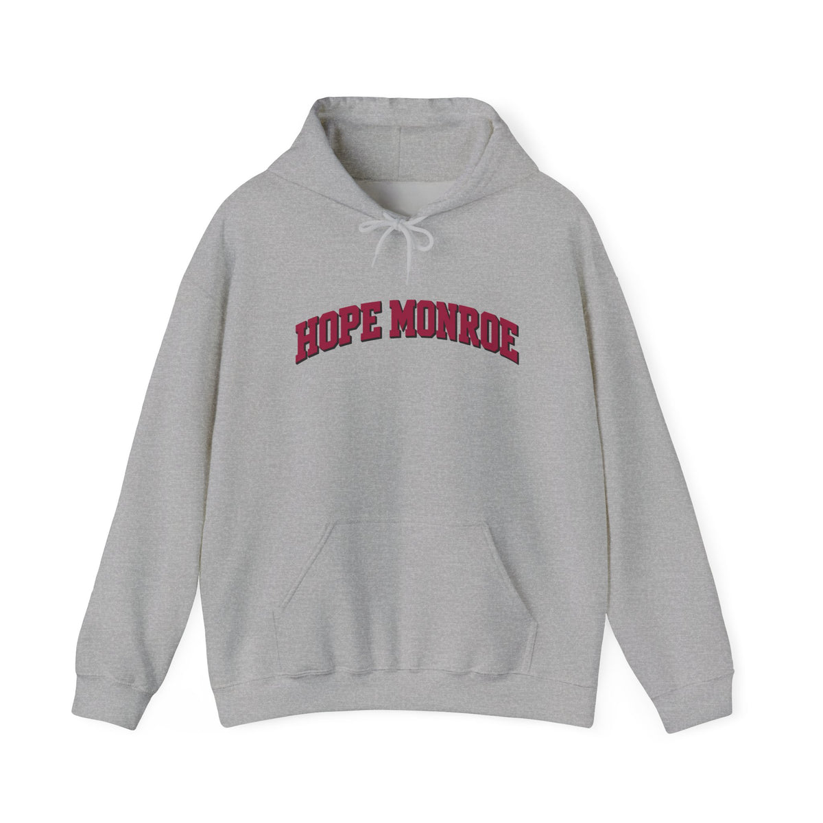 Hope Monroe Hoodie - Vintage Collegiate Arch Logo Pullover
