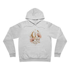 Moon Phases Floral Hoodie — Botanical Crescent Graphic Pullover