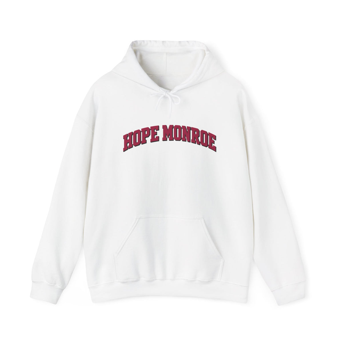 Hope Monroe Hoodie - Vintage Collegiate Arch Logo Pullover