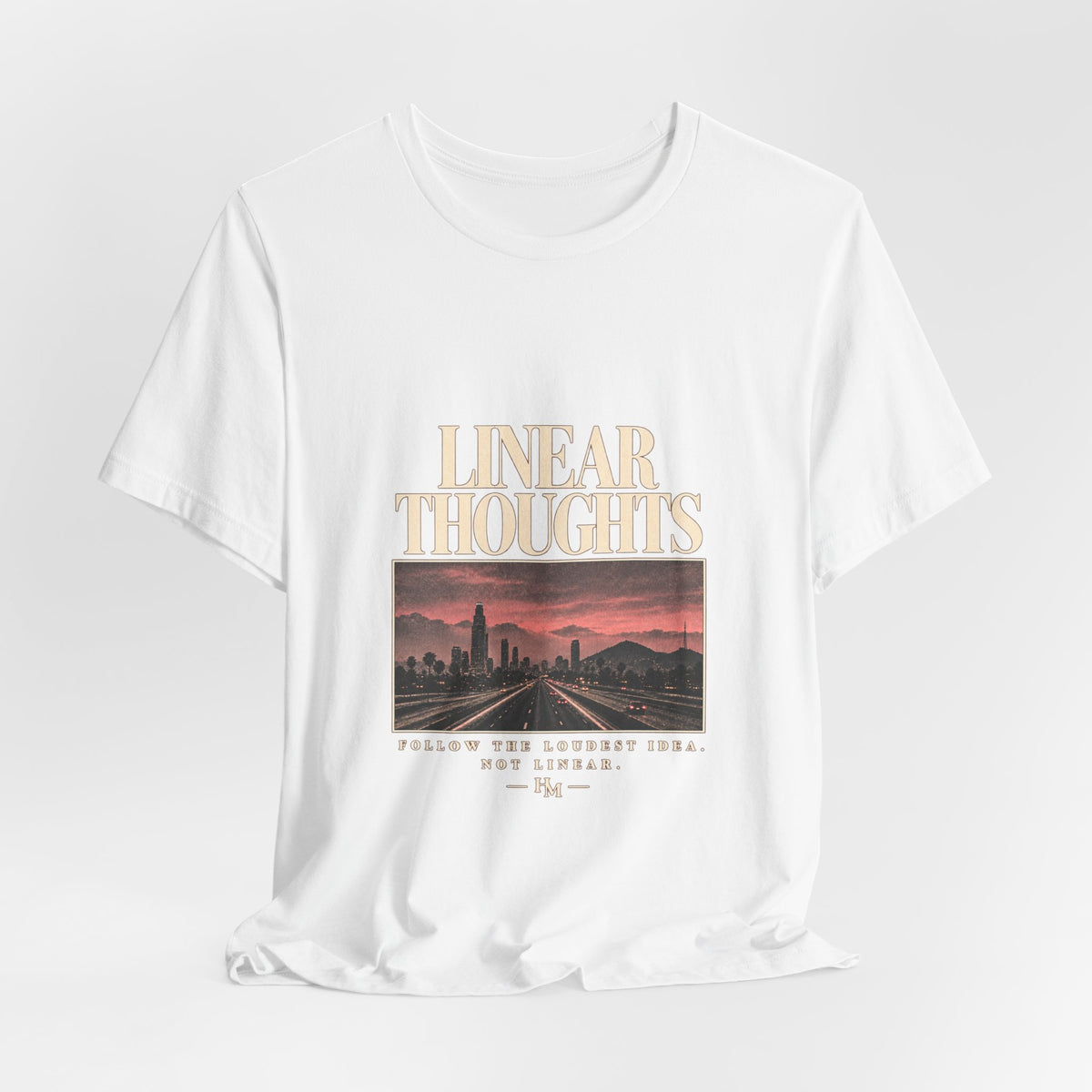 Linear Thoughts — Follow The Loudest Idea Graphic Tee