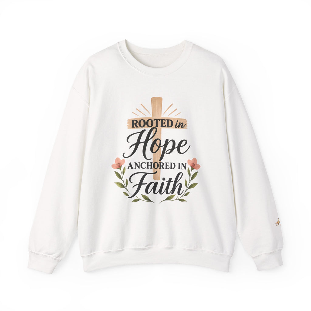 Rooted in Hope — Anchored in Faith Crewneck