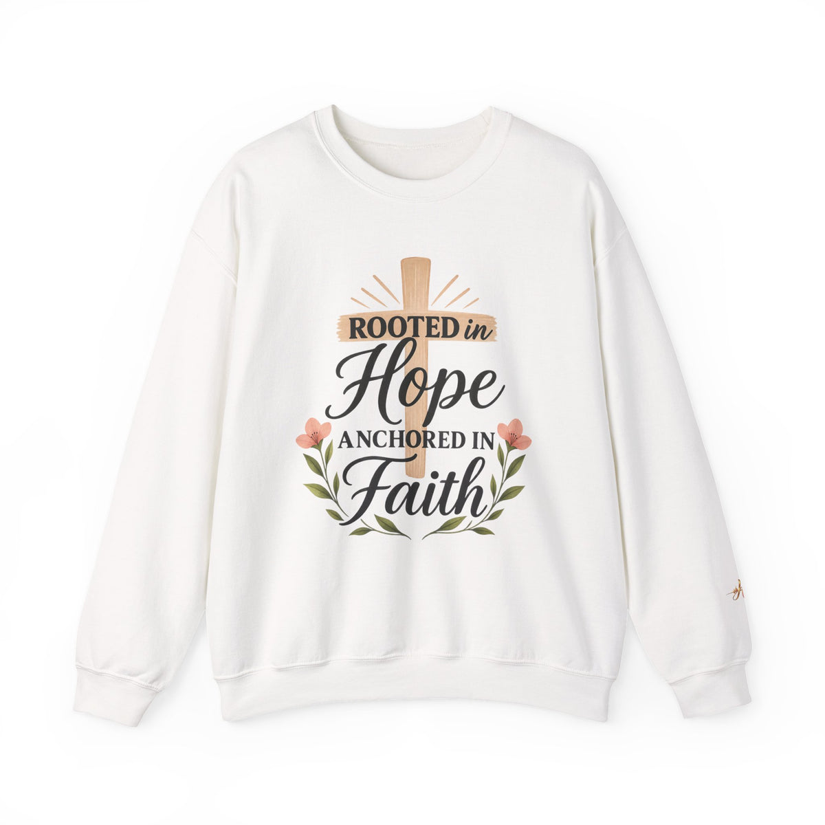 Rooted in Hope — Anchored in Faith Crewneck