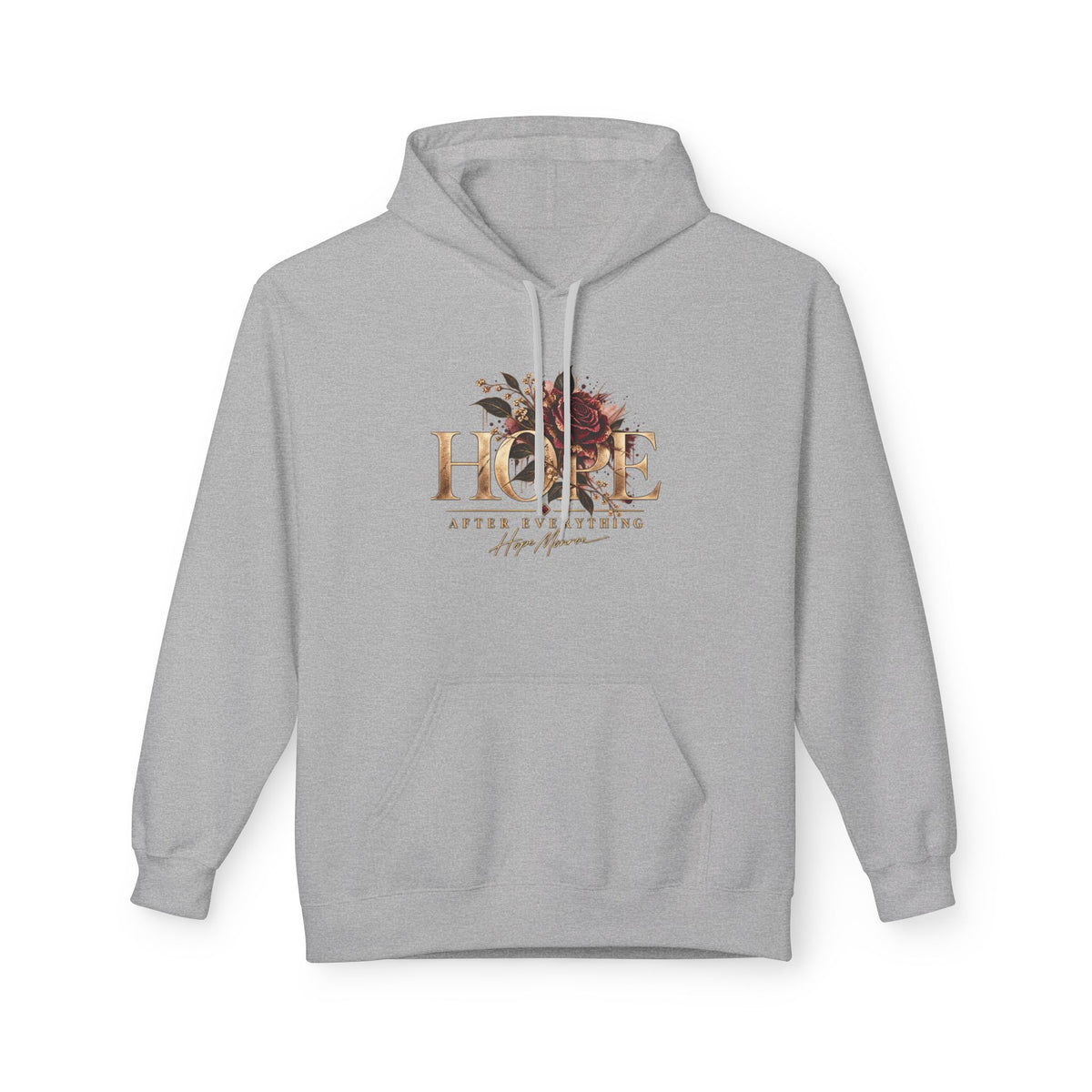 Not Broken. Just Real. — Portrait Hoodie