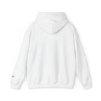Minimalist White Hoodie — "Off-Pattern. Off-Script. Off-Brand. On Purpose." Motivational Graphic Hooded Sweatshirt