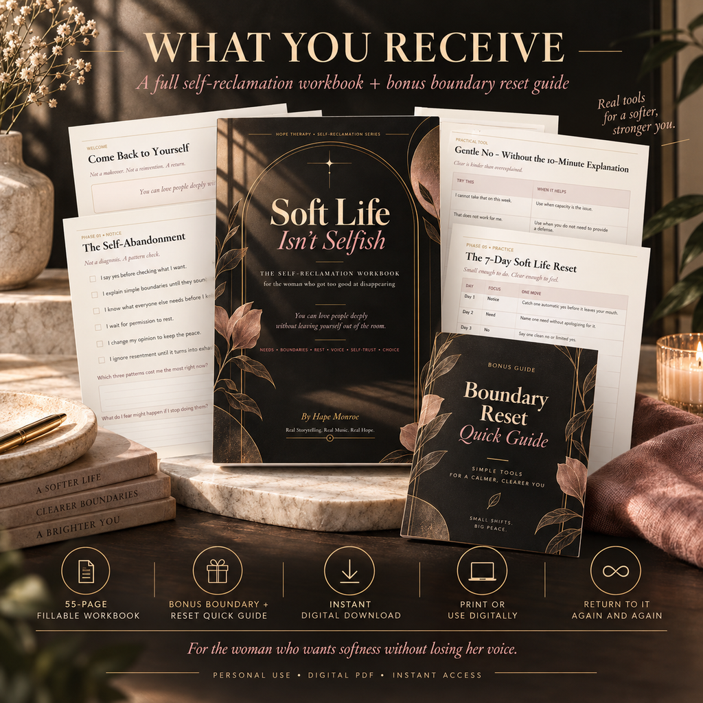Soft Life Isn't Selfish — The Self-Reclamation Workbook