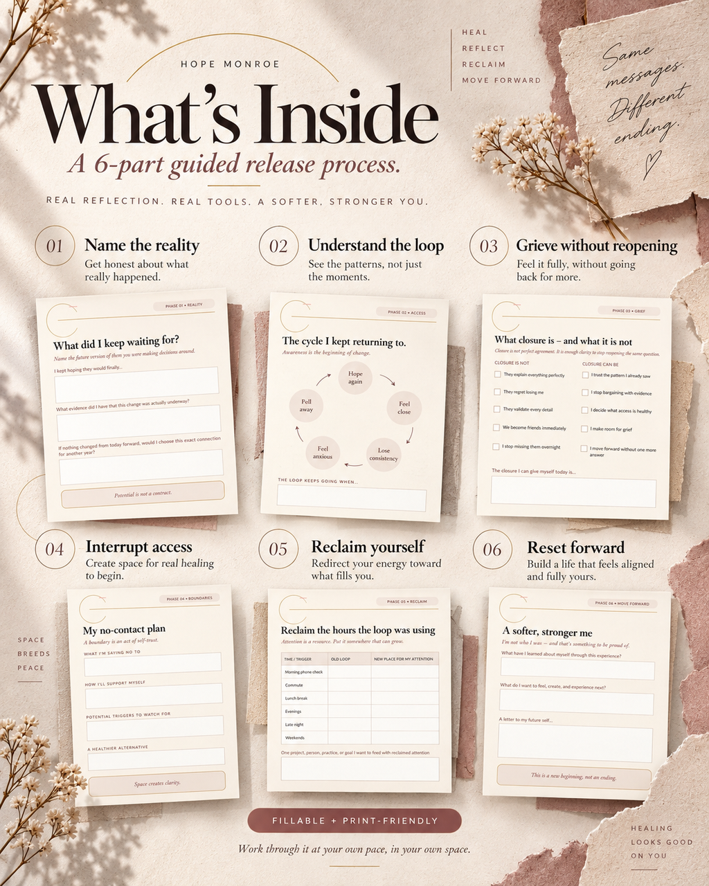 Why Can't I Let Go? — The Situationship + Emotional Detox Workbook
