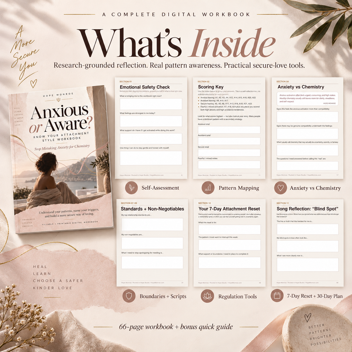 Anxious or Aware — Know Your Attachment Style Workbook