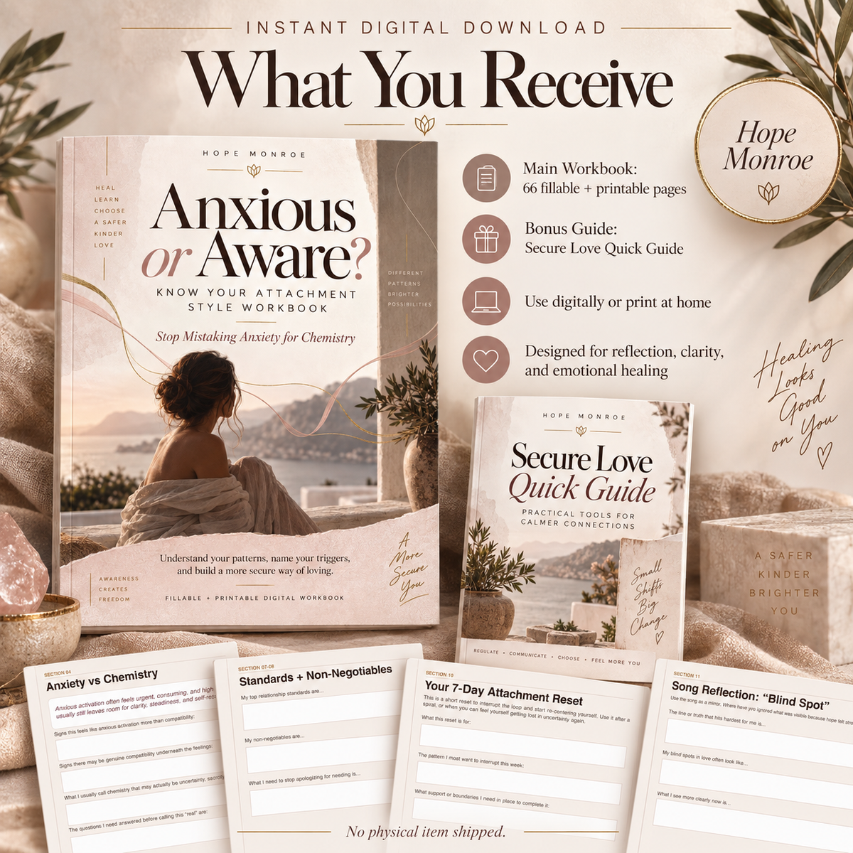 Anxious or Aware — Know Your Attachment Style Workbook