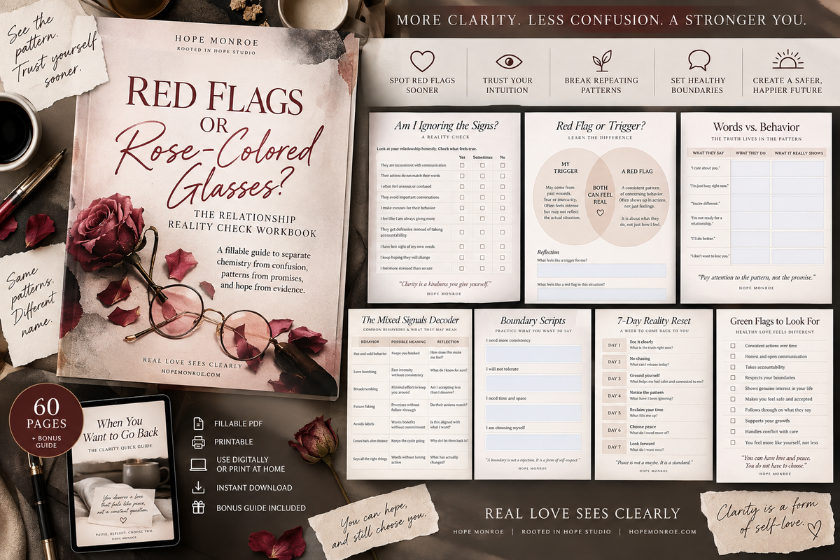 Red Flags or Rose-Colored Glasses? — The Relationship Reality Check Workbook