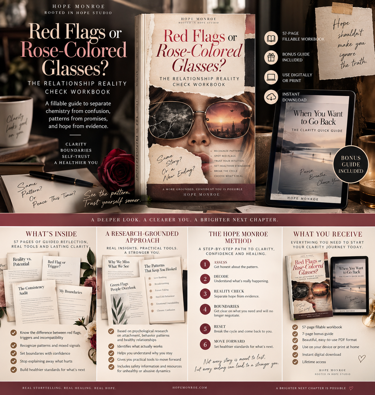 Red Flags or Rose-Colored Glasses? — The Relationship Reality Check Workbook
